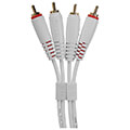 udg gear u97003wh ultimate audio cable set rca rca white straight 3m extra photo 2