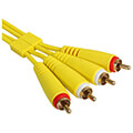udg gear u97003yl ultimate audio cable set rca rca yellow straight 3m extra photo 2