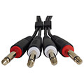 udg gear u97004bl ultimate audio cable set 1 4 jack 1 4 jack black straight 3m extra photo 3
