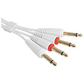 udg gear u97004wh ultimate audio cable set 1 4 jack 1 4 jack white straight 3m extra photo 2 udg gear u97004wh ultimate audio cable set 1 4 jack 1 4 jack white straight 3m extra photo 2
