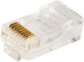 logilink mp0002 modular plug cat5e unshielded 100pcs extra photo 1