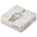 hama 94125 all in one multi card reader basic white extra photo 1