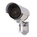 logilink sc0204 dummy security camera with red flashing light silver extra photo 1