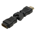 logilink ah0012 hdmi adapter am to af 270° slewable gold plated extra photo 1
