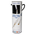 logilink ua0092 usb 20 active repeater cable with slide lock 12m white extra photo 1