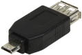 logilink au0029 usb 20 adapter micro b male to usb a female black extra photo 1