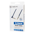 logilink ca11300 audio cable 2x 35mm male one side 90° angeled gold plated 3m dark blue extra photo 1 logilink ca11300 audio cable 2x 35mm male one side 90° angeled gold plated 3m dark blue extra photo 1