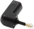 logilink ca1015 mini toslink adapter 90 1x toslink female 1x toslink 35 mm mini male black extra photo 1