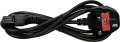 logilink cp120 power cord uk c5 18m black extra photo 1