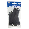 logilink kab0056 wire strap 150x20mm 10pcs black extra photo 2