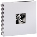 hama 02109 fine art spiral bound album 36x32cm 50 black pages chalk grey extra photo 2