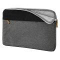 hama 101566 217113 florence notebook sleeve 133 black grey extra photo 2