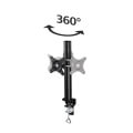 hama 95826 fullmotion monitor arm 10 26 with 1 arm black extra photo 2