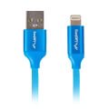 lanberg lightning m usb am premium cable 18m blue extra photo 1