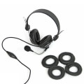 fiesta fis 066 comfortable headset with adjustable microphone extra photo 1