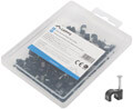 lanberg cable clips 5mm 100pcs black extra photo 1