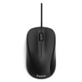 hama 182606 mc 300 optical 3 button mouse cabled black silent extra photo 1