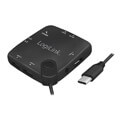 logilink ua0344 usb c multifunction hub otg 3x usb 20 card reader black extra photo 4