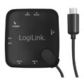 logilink ua0345 usb multifunction hub otg 3x usb 20 card reader black extra photo 3