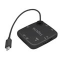 logilink ua0345 usb multifunction hub otg 3x usb 20 card reader black extra photo 4