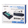 logilink ua0341 525 multifunction front panel with 6 way card reader extra photo 3