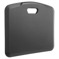 equip 650810 anti fatigue mat rectangular polyurethane smooth 460x560 mm 2 cm black extra photo 1