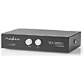 nedis cswi5902bk 2 port vga switch black extra photo 2
