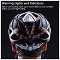 livall bling helmet bh62 neo white extra photo 3