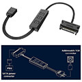 akasa ak rlc 01 rgb vegas controller mate 3 pin argb controller cable extra photo 1