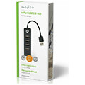 nedis uhubu2420bk usb hub 4 port usb 20 black extra photo 2