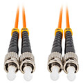 lanberg fiber optic patchcord mm st upc st upc duplex lszh om2 50 125 30mm 10m orange extra photo 2