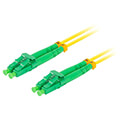 lanberg fiber optic patchcord sm lc apc lc apc duplex lszh g657a1 30mm 10m yellow extra photo 2