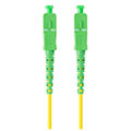 lanberg fiber optic patchcord sm sc apc sc apc simplex lszh g657a1 30mm 3m white extra photo 1
