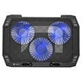 natec npl 1926 oriole 3 fans led light 2 usb 156 173 laptop cooler cooling pad extra photo 1