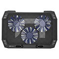 natec npl 1926 oriole 3 fans led light 2 usb 156 173 laptop cooler cooling pad extra photo 7