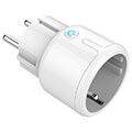 deltaco sh p01m 3p smart home mini smart priza wifi 1xcee 7 3 220 240v ac 15a timer set 3 tmx leyka extra photo 1