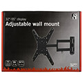 deltaco arm 425 office basi tv gia othones 23 55 max 35 kg vesa 75x75 eos 400x400mm black extra photo 1