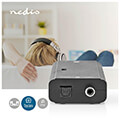 nedis acon2509bk digital audio converter 2 way connection input 1x rca 1x toslink extra photo 1