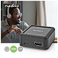 nedis acon3415at digital audio converter 1 way input hdmi output 2x 2x rca 35mm antracite extra photo 1