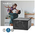 nedis aswi2512bk digital audio switch 2 way connection input dc power 2x toslink black extra photo 1