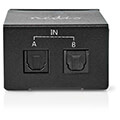 nedis aswi2512bk digital audio switch 2 way connection input dc power 2x toslink black extra photo 2