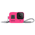 gopro acsst 011 sleeve lanyard electric pink gia hero7 hero6 hero5 hero 2018 extra photo 2