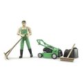 bruder bworld gardener with lawnmower extra photo 1