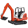 bruder schaeff hr16 mini excavator red black extra photo 1