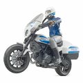 bruder bworld scrambler ducati police motorcycle extra photo 1