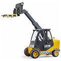 bruder jcb teletruk with pallet yellow black extra photo 1