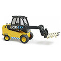 bruder jcb teletruk with pallet yellow black extra photo 2