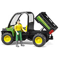 bruder john deere gator xuv 855d with driver extra photo 1