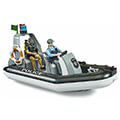 bruder bworld police inflatable boat extra photo 1