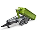 bruder hook lift trailer for tractors green black extra photo 2
